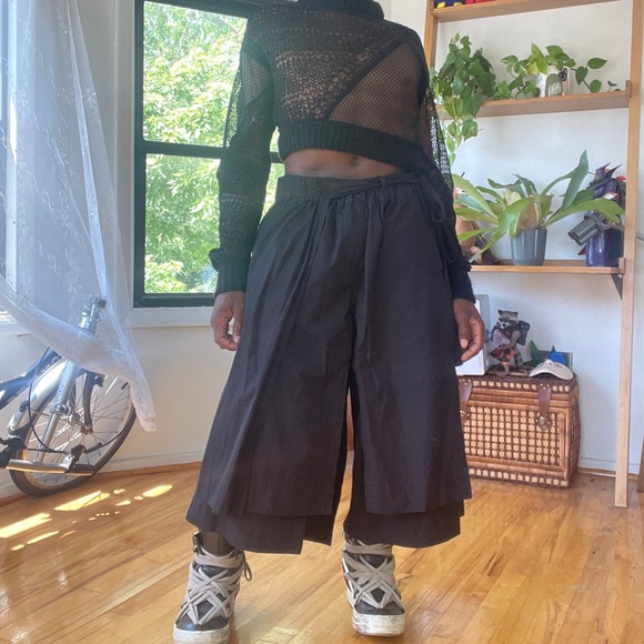 Helmut lang cropped  web sweater - Picture 2 of 12